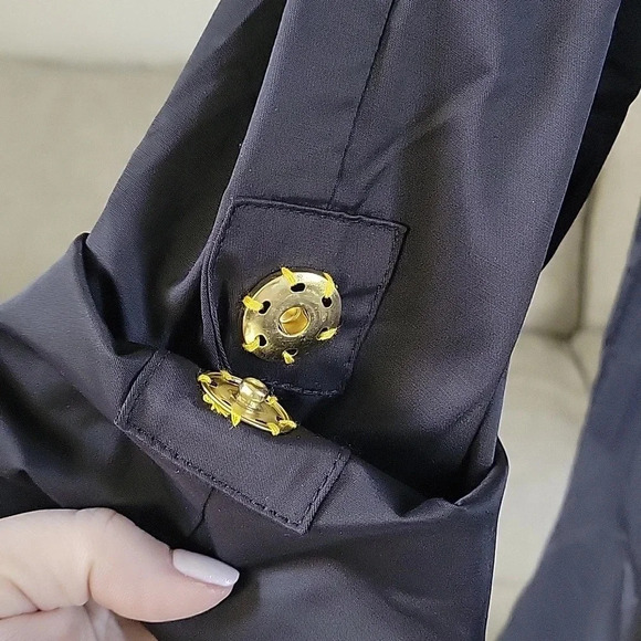 Ciao Milano 1969 Savina Water Resistant Zip Up Hooded  Size Large Rain Jacket - Picture 16 of 17